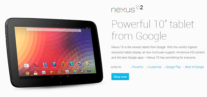 Nexus 10.2