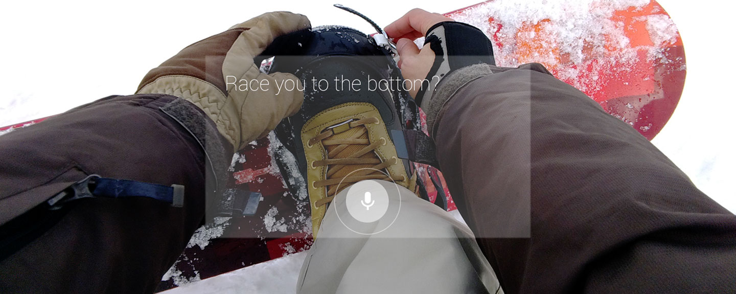 Google Glass messaging