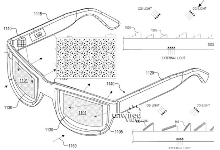 google glass patent application