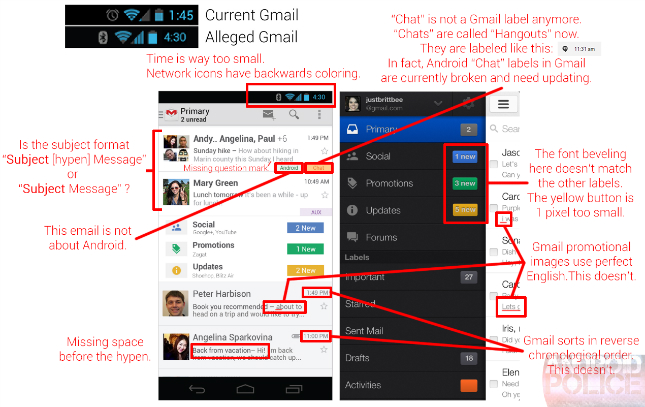 gmail tab user interface web