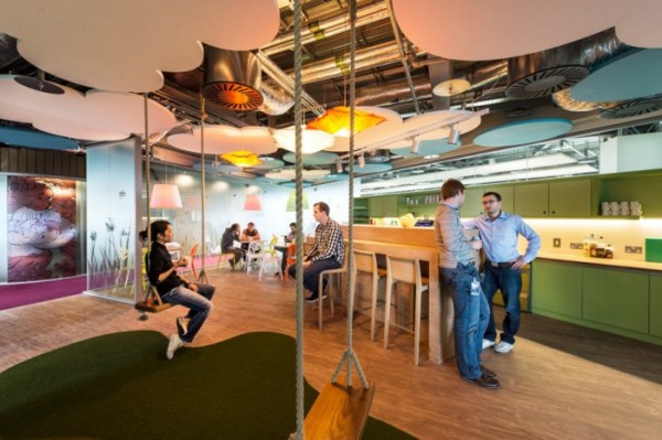 Офис Google в Дублине. Разговор в кафе