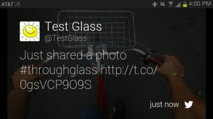 twitter glass