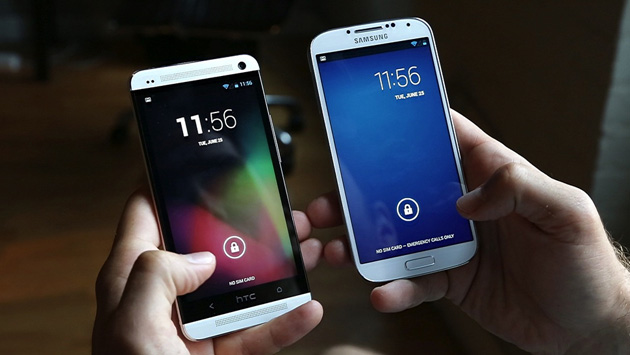 htc one and samsung galaxy s4 gpe
