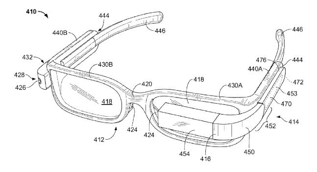 Google Glass Hipster Edition patent