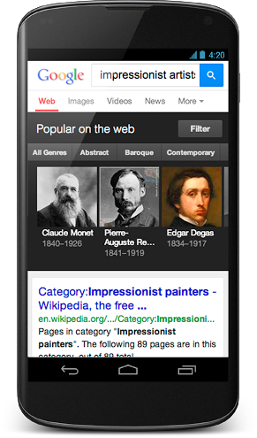 Nexus 4 - Impressionist Artists