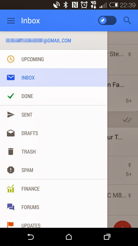 New Gmail Android