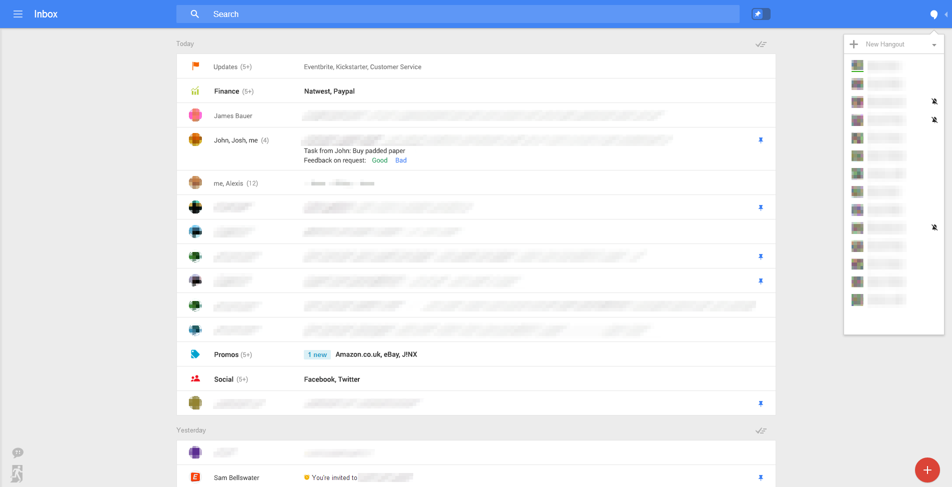 New Gmail web UI 2