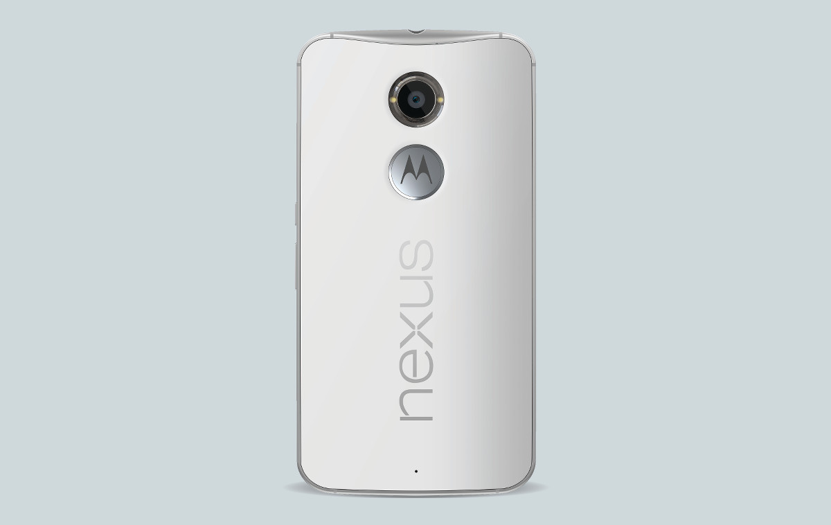 nexus 6 white back